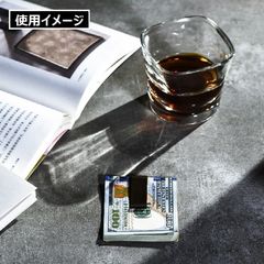 マネークリップ スタイリッシュ カード ホルダー クリップ ブラック
