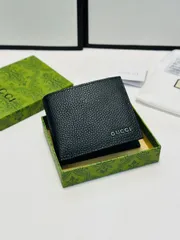 【今日特価】GUCCI グッチ メンズ ブラック 12x10 ソフトレザー ショートウォレット 送料無料 限定価格