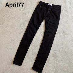 【Aprill77】JOEY W 27/L34　エイプリル77 スキニーデニム　スキニーパンツ　細身　パンク　ロック　ピック付き