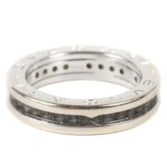 BVLGARI ブルガリ K18WG 石付き ビーゼロワン リング B-zero 1 750刻印 シルバー 54 指輪 イタリア製 アクセサリー ジュエリーのサムネイル