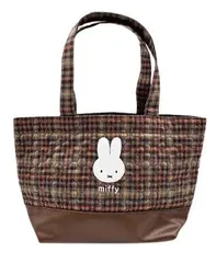 ミッフィー/MIFFY　キルティングチェックシリーズ　トートバッグ　メール便　クリックポスト
