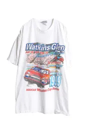 【お得なクーポン配布中!】 90s ナスカー イラスト 両面 プリント Tシャツ メンズ XL オールド グラフィック モータースポーツ レース 企業 スポンサー 大きいサイズ