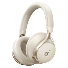 Anker Soundcore Space One (Bluetooth 5.3 ワイヤレス ヘッドホン)【ウルトラノイズキャンセリング2.0 / 最大55時間音楽再生 / LDAC/ハイレゾ対応 (ワイヤレス/有線) / マルチポイント対応/外 [ホワイト]