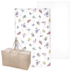 un doudou ディズニー お昼寝布団セット 3点セット 70×120cm ミッキー＆フレンズ 白 綿100% 防水バッグ ネームタグ 新品 全部洗える キッズ 子供 保育園 幼稚園 入園準備 雨の日も安心 通園バッグ 撥水バッグ OHF NZ1266-3
