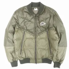 NIKE ナイキ ダウンジャケット ブルゾン ボンバージャケット DV4275-380 アウター グリーン 緑 サイズS メンズ 【中古】
