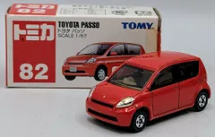 トミー トミカ赤箱中国製 トヨタ パッソ/新車シール付 82
