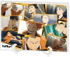 【中古】アクリルスタンド・アクリルパネル 01.烏野高校(学校別場面写ver.) アクリルアートボード(A5サイズ) 「ハイキュー!!」