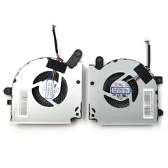 MOQIAN CPU+GPU冷却ファン交換用MSI GF75 Thin 9SC-027 GF75 8RC GF75 8RD GF75 9SC GF75 9SD MS-17F3 MS-17F2 MS-17F1ノートパソコン ファンPAAD06015SL N416