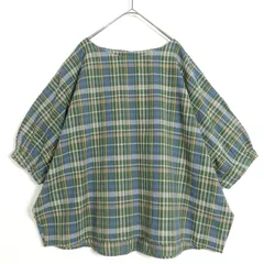 【新品タグ付！】SM2 サマンサモスモス★定価5390円!! チェックカットソー サイズフリー グリーン系 z14099