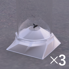 BUG ROCKET（3個セット）　/　バグロケット　虫対策　捕虫器　虫取り　虫対策　害虫対策 部屋の虫を簡単に外へ逃がせる 虫 対策 ガジェット 捕虫器 蚊取り