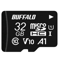 A1 IPX7 】V10 対応 Switch Full Nintendo microSDHC【 U1 HD UHS-1 100MB/s 32GB RMSD-032U11HA/N microSD バッファロー