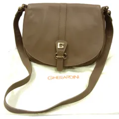 ◆GHERARDINI ゲラルディーニ レザー ショルダーバッグ 本革 イタリア製 レディース