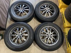【2501016】スタッドレス STRANGER 17インチ 7J +48 PCD114.3 5H + GRIPMAX 225/65R17 2022年 9mm RAV4 ハリアー エクストレイル ヴァンガード CX-5 CX-8 CR-V 等
