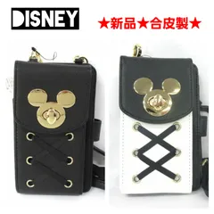 Disney ミッキー ミニー スマホポーチ ショルダー 2カラー