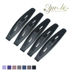 【yu-biヘアピン p63】ヘアピン/5個セット！パッチンどめ オーバル フレームピン☆ピンク/ワインレッド/紫/ベージュ/紫 大人 マット パッチンピン スリーピン 前髪とめ