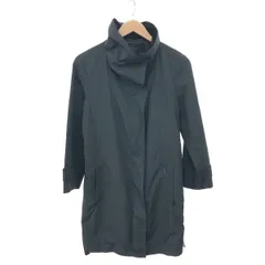 CALVIN KLEIN カルバンクラインジーンズ ジップアップ ナイロン コート サイズ:L  ブラック  レディース 　241014004459