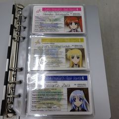 【希少 美品】 リリカルなのは 犯罪者カード IDカード 36枚 バインダー