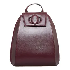 カルティエ マストライン リュックサック バックパック ボルドー レッド レザー レディース CARTIER【1-0105363】のサムネイル