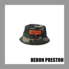 大きめサイズ‼️HERON PRESTONフレームス 炎プリントバケットハット