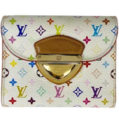 ルイ・ヴィトン Louis Vuitton ポルトフォイユ コアラ 小銭入れ 札入れ 村上隆 三つ折り財布 モノグラムマルチカラー ブロン(ホワイト)アニス(ブルー) M58082 レディース 【中古】