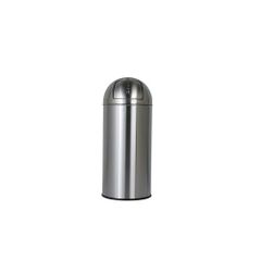 清潔感のあるクールでタフなナイスガイ ステンレス 25L ふた付きゴミ箱 フィニッシュ 高さ615mm サテン ビン 直径255mm ダスト K555-425-25 ダルトンDulton