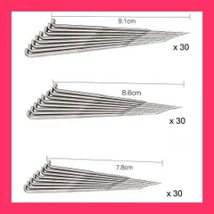 Dennty 羊毛フェルト フェルト針 フェルトニードルキット フェルティングニードル 手芸制作セット 基本入門キット 専用道具 8本針 ポンチ針 木製ハンドル 3サイズ 90本