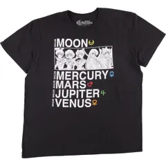 古着 SAILOR MOON 美少女戦士セーラームーン アニメ キャラクタープリントTシャツ メンズL相当/eaa577232