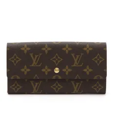 LOUIS VUITTON ルイ ヴィトン モノグラム ポシェット ポルトモネ クレディ 2つ折長財布 二つ折り長財布 2つ折ファスナー長財布 M61725
