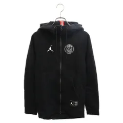 NIKE (ナイキ) AIR JORDAN PARIS SAINT-GERMAIN FULL ZIP HOODIE エアジョーダン パリ サンジェルマン フルジップ フーディー ジップパーカー BQ4195-010 ブラック
