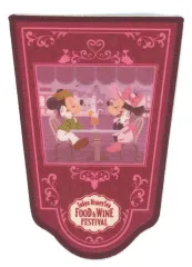 【中古】バッジ・ピンズ ミッキーマウス＆ミニーマウス ワッペンアクセサリー 「東京ディズニーシー・フード＆ワイン・フェスティバル2025」 東京ディズニーシー限定