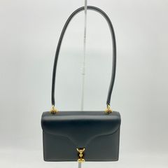 HERMES エルメス バッグ ワンショルダー レザー ミニサック ミニバッグ　mini sac ゴールド金具 ブラック ヴィンテージ 【中古】Bランク　2_212