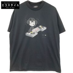 Neil Barrett ニールバレット ×FELIXcat ﾌﾞﾗｯｸ ﾌﾟﾘﾝﾄ 半袖Tｼｬﾂ M