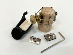 フランソワルイ　ソプラノサックス　ラバー用　リガチャー　プレート2枚付き【中古】【西巣鴨】