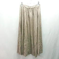 ◇ ◎ ●未使用● クラシカルエルフ ウエストゴム 無地 ロング丈 フレア スカート サイズL-XL モカブラウン レディース E  【1308160029510】