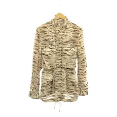 【美品】  BED J.W. FORD / ベッドフォード | 2024SS | VELVET M-65 ベルベット ミリタリー ジャケット | 0 | ベージュ / ブラウン / カーキ | メンズ