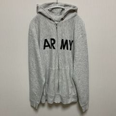 チャンピオン グレー ZIP パーカー フーディー Lサイズ リバースウィーブ アーミー USA製