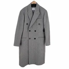 ラコステ LACOSTE ヘリンボーンロングウールコート ヘリンボーン ダブルチェスターコート メンズ import：M のサムネイル