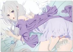 [중고] 클리어 파일 에밀리아 A4 클리어 파일 [Re:제로부터 시작하는 이세계 생활]
