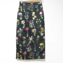 美品 2019年新作 ヌメロヴェントゥーノ プリントプリーツロングスカート 40 N°21 11&frasl;10-23:59迄30％OFFクーポン対象N°21 ヌメロ