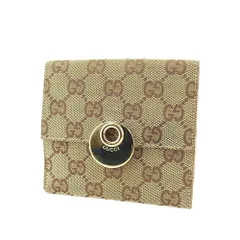 【良品】GUCCI グッチ　GG柄　折り財布　メタルロゴ　グッチシマ　ブラウン グッチ GUCCI 二つ折り財布 782749 A7M0T 1000 ブラック GG