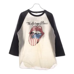 ローリングストーンズ Rolling Stones USA製 80年代 ラグラン 80s ローリングストーンズ Rolling Stones ラグラン Tシャツ