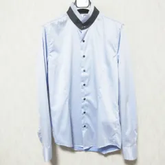 美品 NARACAMICIE ナラカミーチェ スタンドカラーシャツ 18-62-41-002 S ライトブルー メンズ 古着 中古 USEDのサムネイル