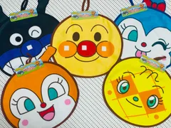 新品　アンパンマン　顔　ループタオル　ハンカチ　セット