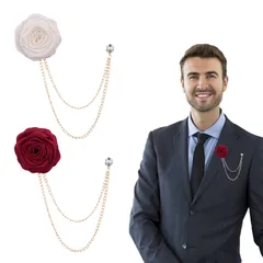 【特価商品】【人気商品】【特価セール】【在庫処分】nalaina ブローチ パールブローチ フォーマル コサージュ 2個セット バラ 胸飾り ジュエリー アクセサリー 卒業式 卒園式 入学式 人気 流行 プレゼント ビジネス ブロージュ 赤と白