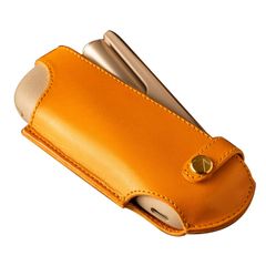デュポンS.T.Dupont 183256 ダブル レザーシガーケース オレンジ 