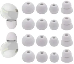 8ペア】(23s8p) 4サイズ 【シルバー XM4イヤーピース XM5イヤーピース 水洗い可能 快適 快適 装着感向上 フィット感 シリコン製 イヤホンカバー イヤーチップ イヤホンキャップ WF-1000XM4用 WF-1000XM5用 ソニー用 イヤーピ