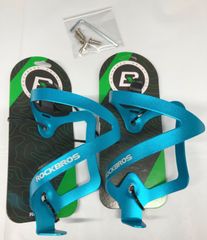 ROCKBROS(ロックブロス)  ボトルケージ   ドリンクホルダー ボトルホルダー  ツールボトル スクイズボトル ドリンクボトル  メタルブルー2個セット