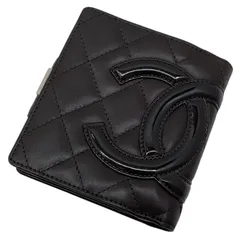 【中古】CHANEL | シャネル カンボンライン　二つ折り財布 ブラウン【尾張小牧店】のサムネイル