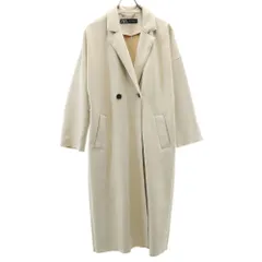 ザラ フェイク スエード ロングコート XS ベージュ ZARA レディース
