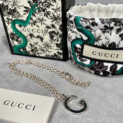 GUCCI グッチ Gロゴ ネックレス シルバー925 アクセサリー